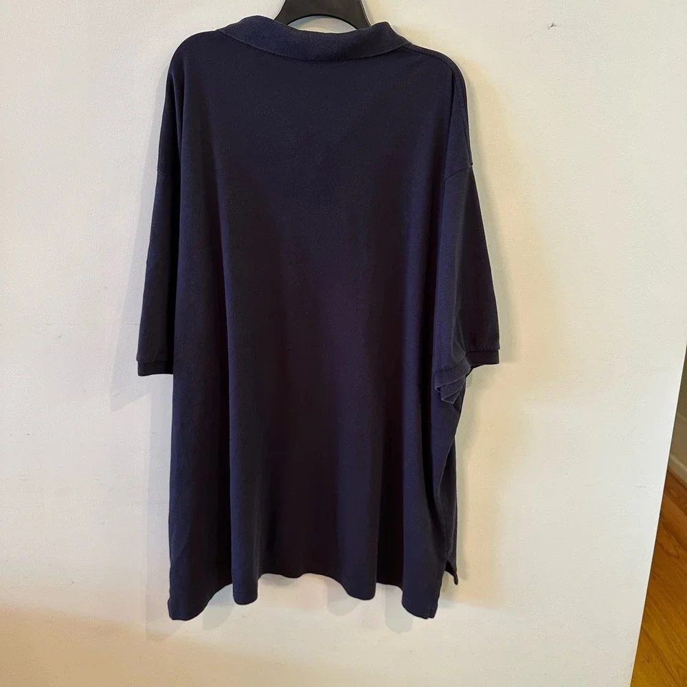 Polo Ralph Lauren navy‎ blue polo shirt 4XLT